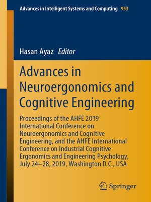 cover image of Advances in Neuroergonomics and Cognitive Engineering